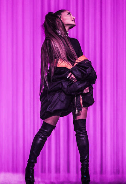 American pop singer Ariana Grande performs at Ziggo Dome as part of her Dangerous Woman Tour, Amsterdam, Netherlands, 14