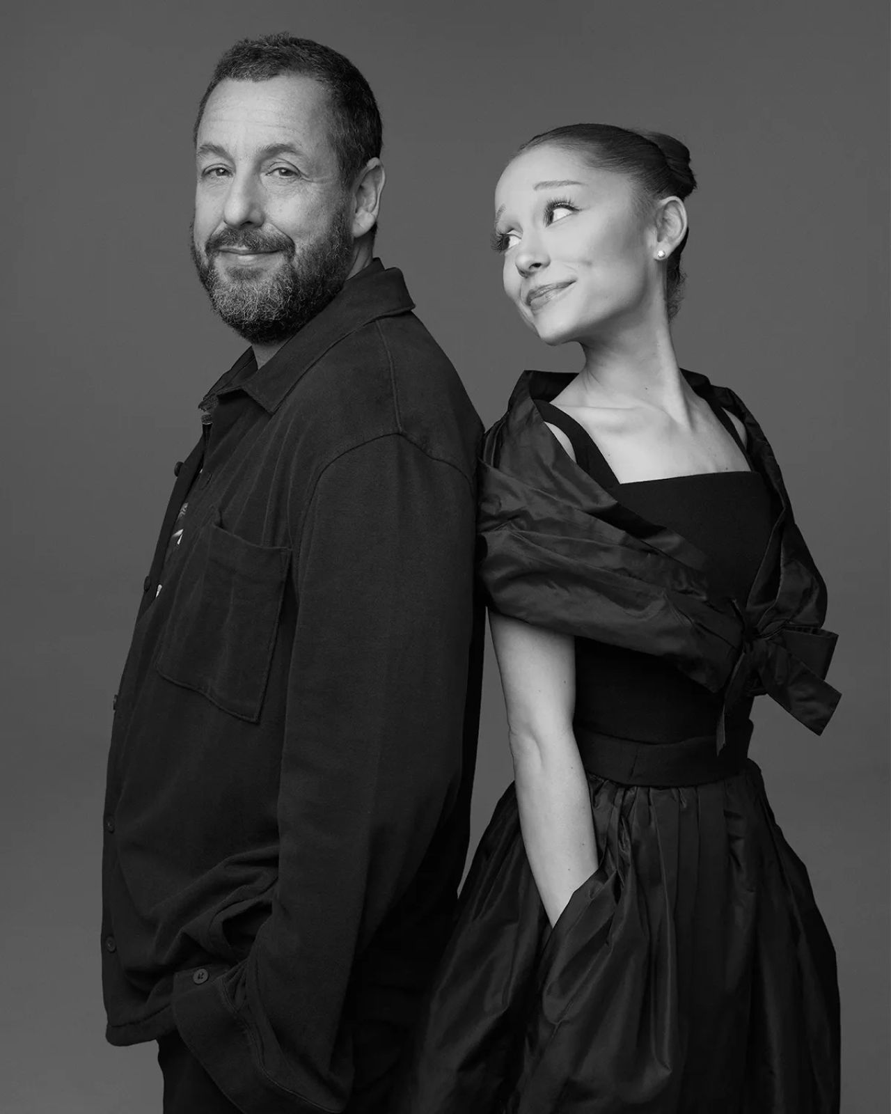 Ariana Grande and Adam Sandler at Variety Actors on Actors 2025