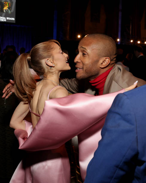 Ariana Grande and Blakely Thornton attend The National Board of Review Annual Awards Gala at Cipriani 42nd Street on January 07, 2025 in New York City. — frame 100/110 (488×612)