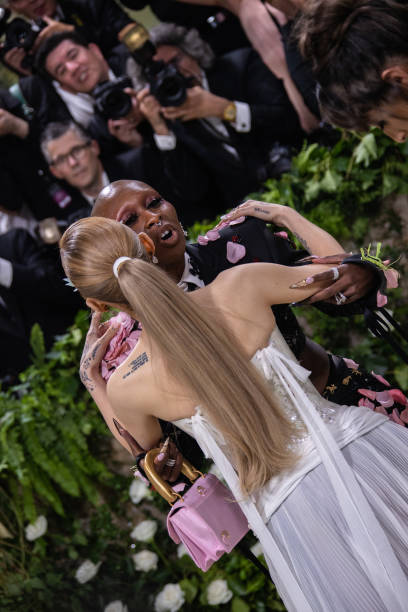 Ariana Grande and Cynthia Erivo at the 2024 Met Gala: "Sleeping Beauties: Reawakening Fashion" held at The Metropolitan 