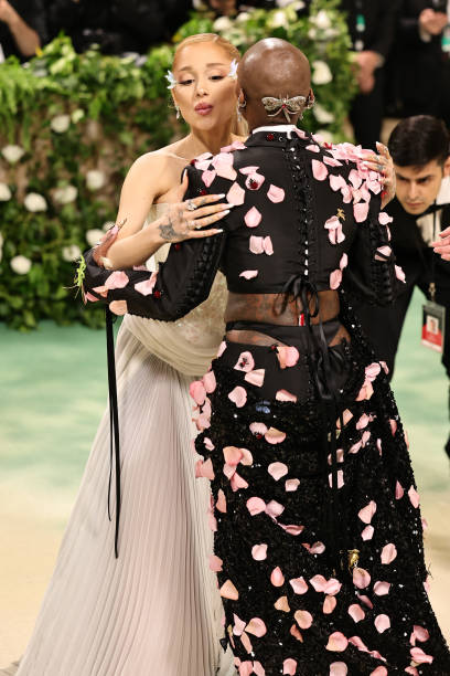 Ariana Grande and Cynthia Erivo attend The 2024 Met Gala Celebrating "Sleeping Beauties: Reawakening Fashion" at The Met