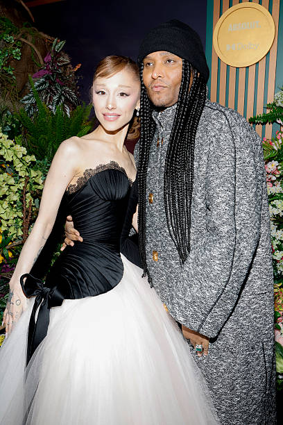 Ariana Grande and Law Roach attend as Universal Pictures proudly presents the WICKED FOR GOOD US Premiere on November 17, 2025 in New York City. (408×612)
