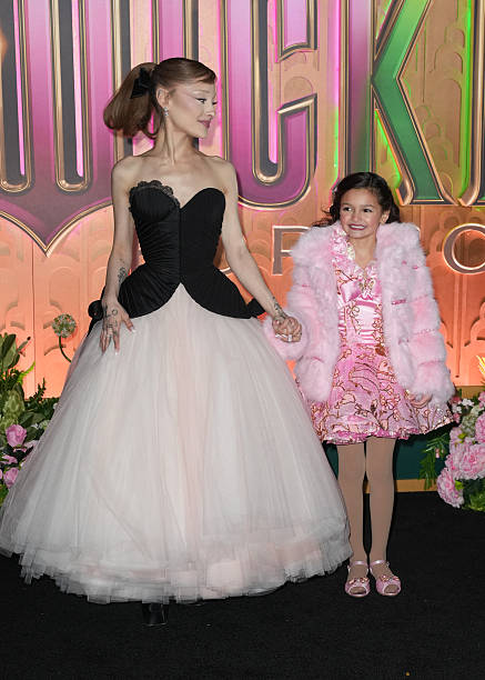 Ariana Grande and Scarlett Spears at the "Wicked: For Good" New York Premiere held at Lincoln Center for the Performing 