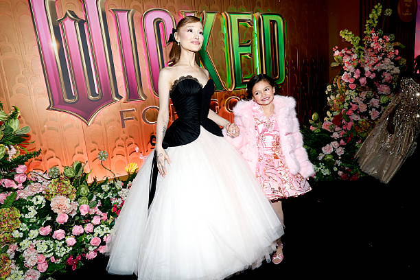 Ariana Grande and Scarlett Spears attend as Universal Pictures proudly presents the WICKED FOR GOOD US Premiere on Novem
