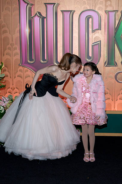 Ariana Grande and Scarlett Spears attend as Universal Pictures proudly presents the WICKED FOR GOOD US Premiere on Novem