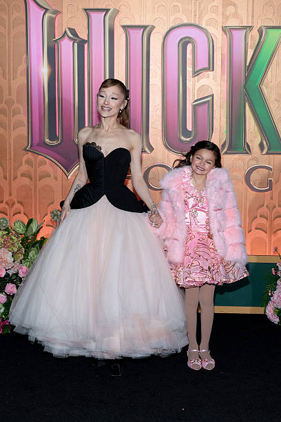 Ariana Grande and Scarlett Spears attend as Universal Pictures proudly presents the WICKED FOR GOOD US Premiere on Novem