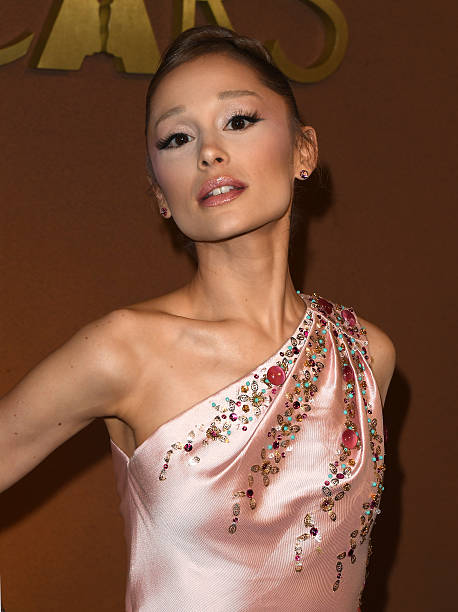 Ariana Grande arrives at the 16th Governors Awards at The Ray Dolby Ballroom on November 16, 2025 in Hollywood, Californ