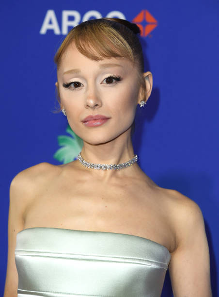 Ariana Grande arrives at the 36th Annual Palm Springs International Film Festival Film Awards at Palm Springs Convention