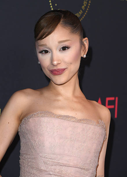 Ariana Grande arrives at the AFI Awards Luncheon at Four Seasons Hotel Los Angeles at Beverly Hills on January 09, 2026 in Los Angeles, California. — frame 21/47 (439×612)