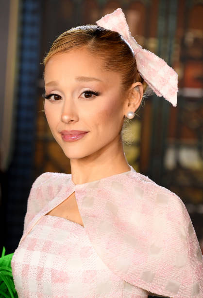Ariana Grande arrives at the Los Angeles Premiere Of Universal Pictures "Wicked" at Dorothy Chandler Pavilion on Novembe