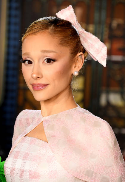 Ariana Grande arrives at the Los Angeles Premiere Of Universal Pictures "Wicked" at Dorothy Chandler Pavilion on Novembe