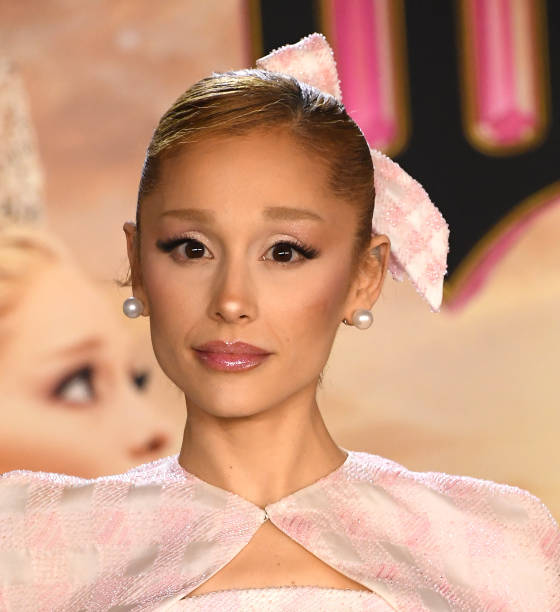 Ariana Grande arrives at the Los Angeles Premiere Of Universal Pictures "Wicked" at Dorothy Chandler Pavilion on Novembe