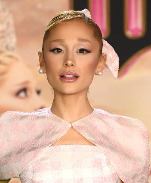 Ariana Grande arrives at the Los Angeles Premiere Of Universal Pictures "Wicked" at Dorothy Chandler Pavilion on Novembe