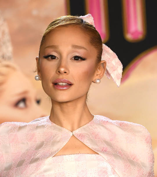 Ariana Grande arrives at the Los Angeles Premiere Of Universal Pictures "Wicked" at Dorothy Chandler Pavilion on Novembe