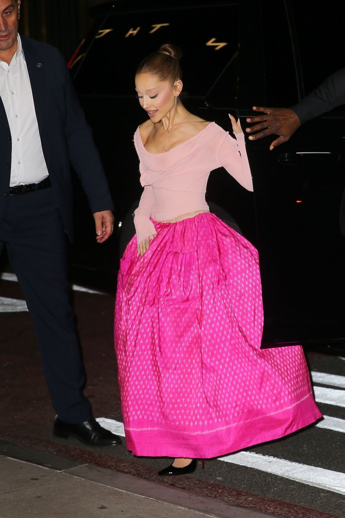 ARIANA GRANDE Arrives at Wicked: For Good Screening at DGA Theatre in New York City 10/27/2025
