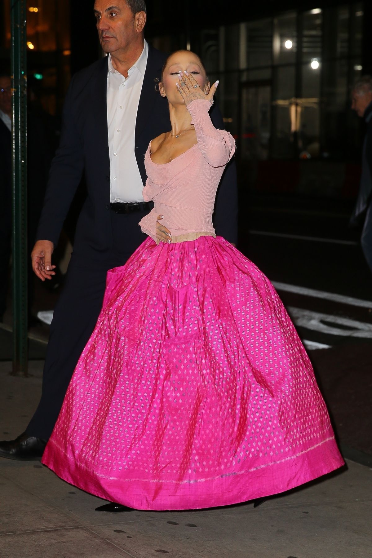 ARIANA GRANDE Arrives at Wicked: For Good Screening at DGA Theatre in New York City 10/27/2025
