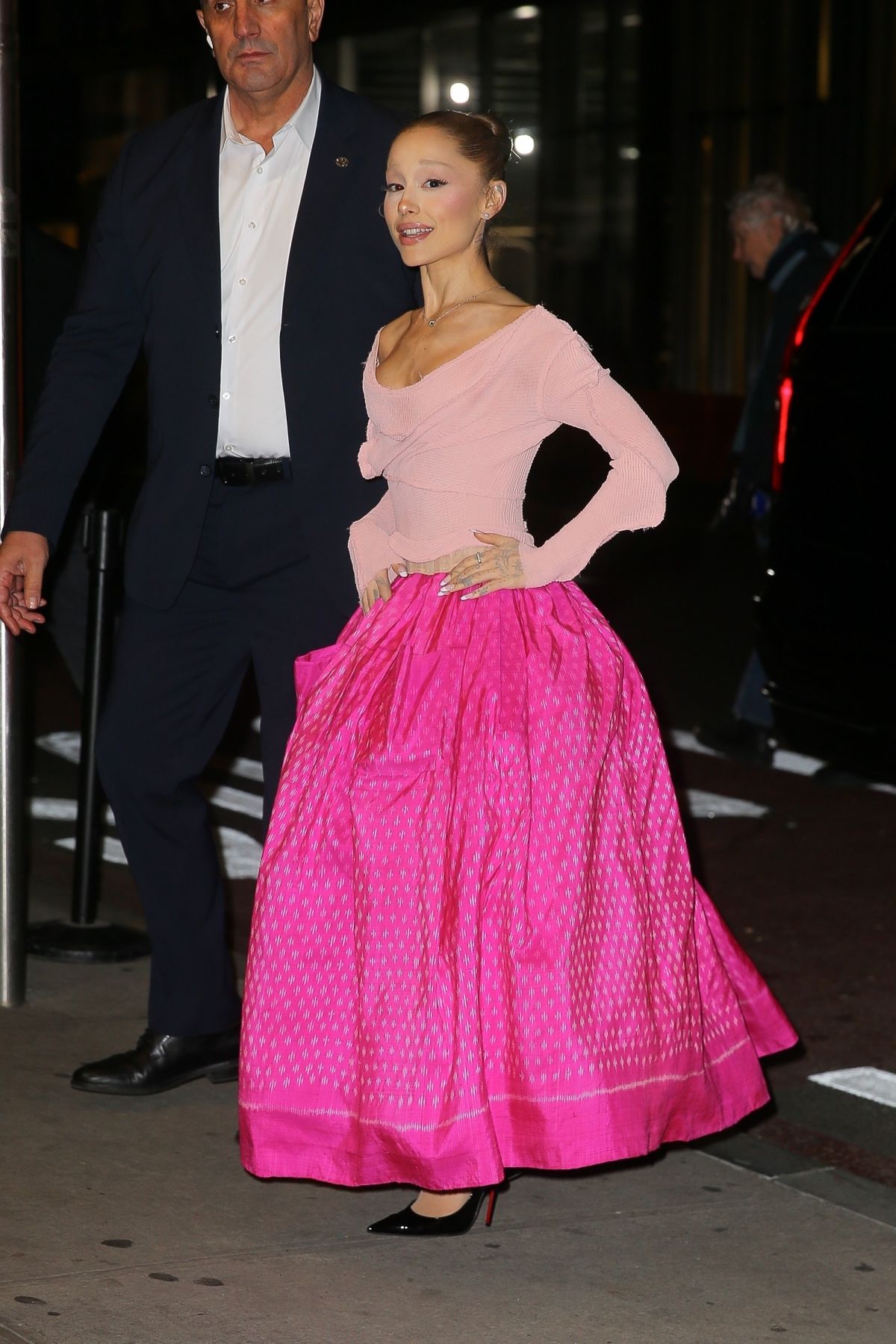 ARIANA GRANDE Arrives at Wicked: For Good Screening at DGA Theatre in New York City 10/27/2025
