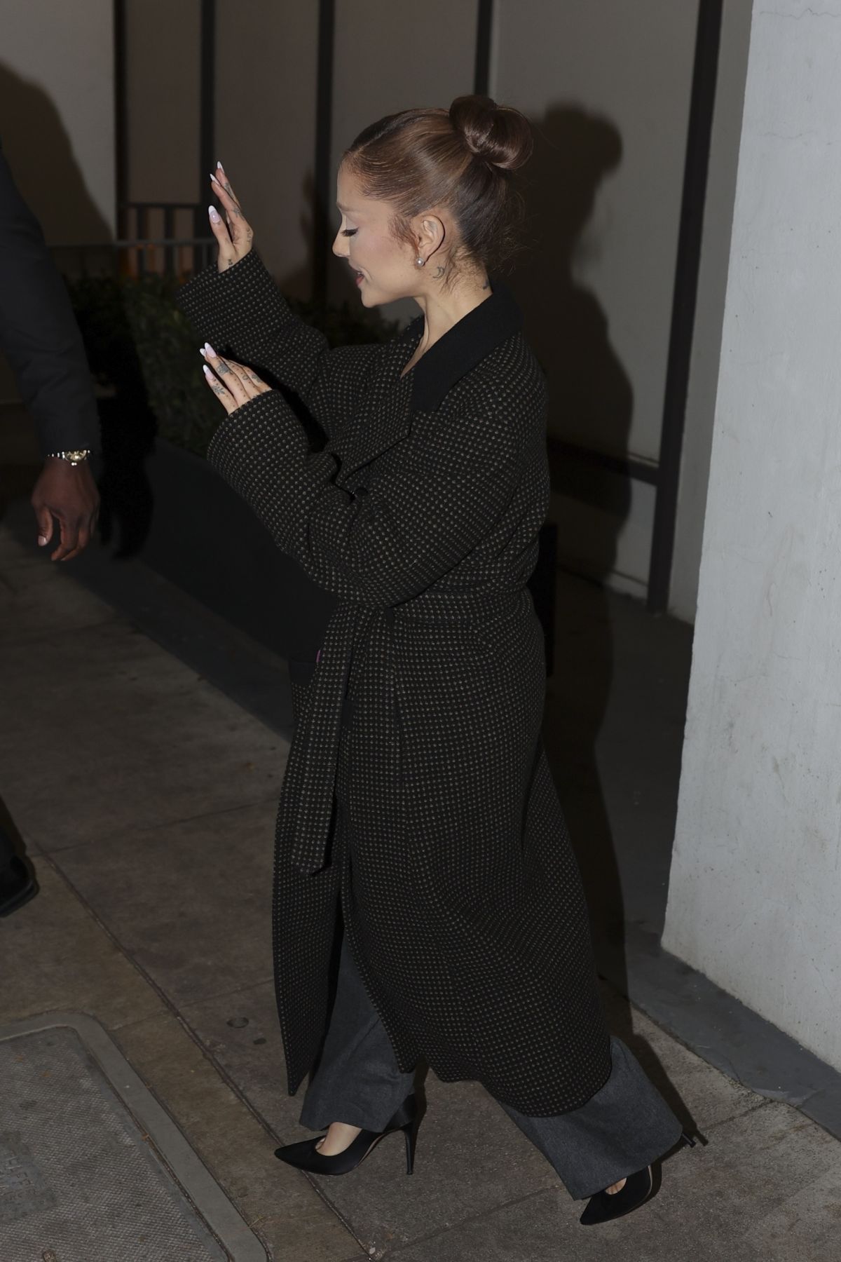 ARIANA GRANDE Arrives at Wicked Q&A Event in Lod Angeles 12/05/2025
