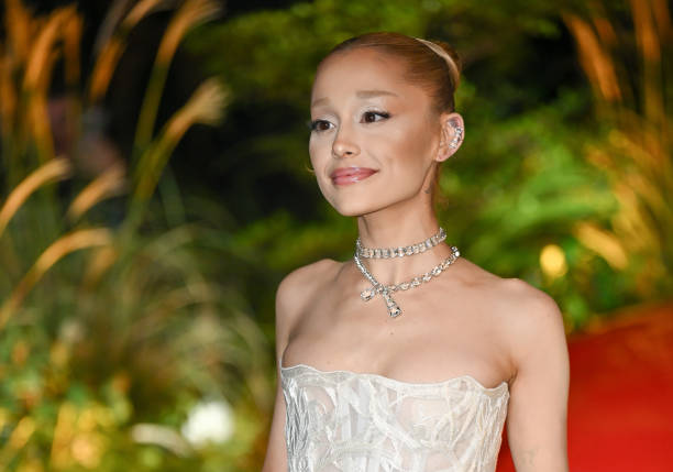 Ariana Grande arrives to the 2024 WSJ Magazines Innovator Awards at Museum of Modern Art on October 29, 2024 in New York