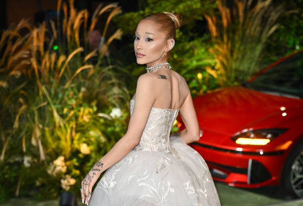 Ariana Grande arrives to the 2024 WSJ Magazines Innovator Awards at Museum of Modern Art on October 29, 2024 in New York
