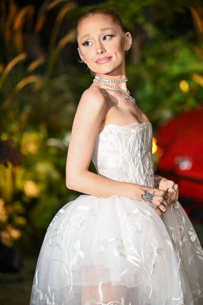 Ariana Grande arrives to the 2024 WSJ Magazines Innovator Awards at Museum of Modern Art on October 29, 2024 in New York