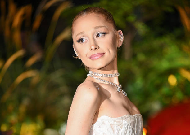 Ariana Grande arrives to the 2024 WSJ Magazines Innovator Awards at Museum of Modern Art on October 29, 2024 in New York