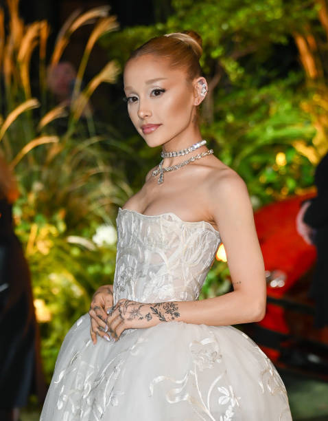 Ariana Grande arrives to the 2024 WSJ Magazines Innovator Awards at Museum of Modern Art on October 29, 2024 in New York