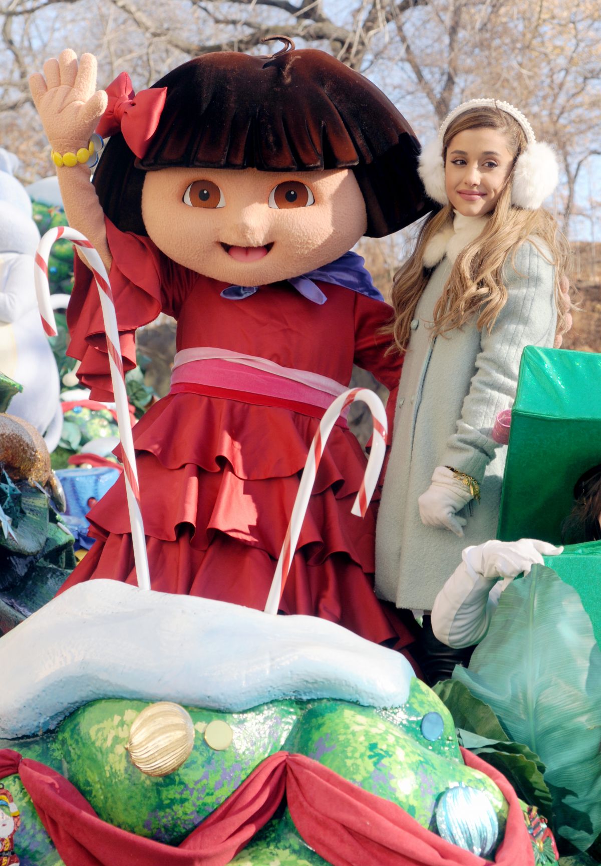 ARIANA GRANDE at 87th Annual Macy’s Thanksgiving Day Parade in New York 11/28/2013