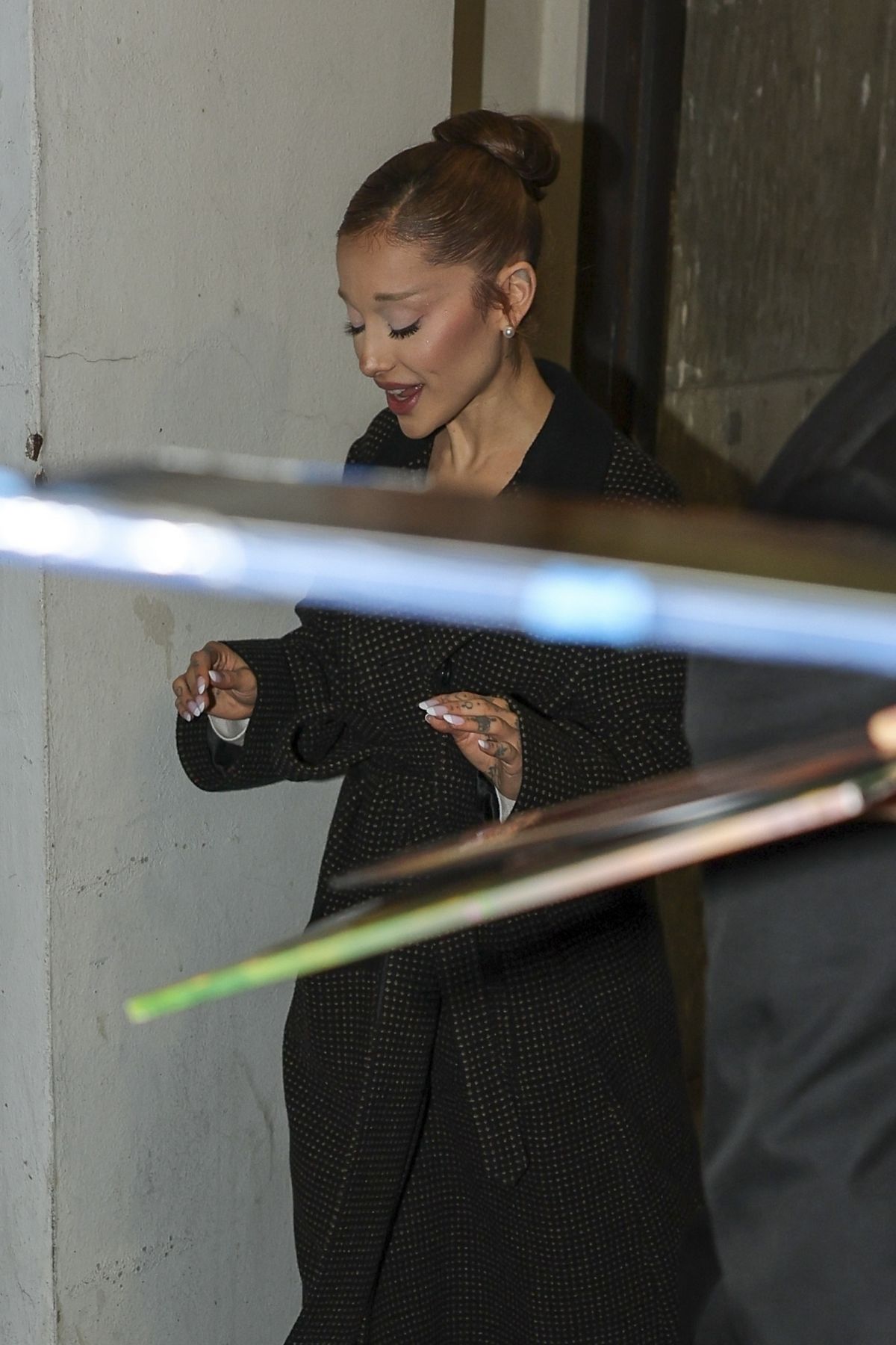 ARIANA GRANDE at a Special Wicked: For Good Q&A at Writers Guild Theater in Beverly Hills 12/04/2025