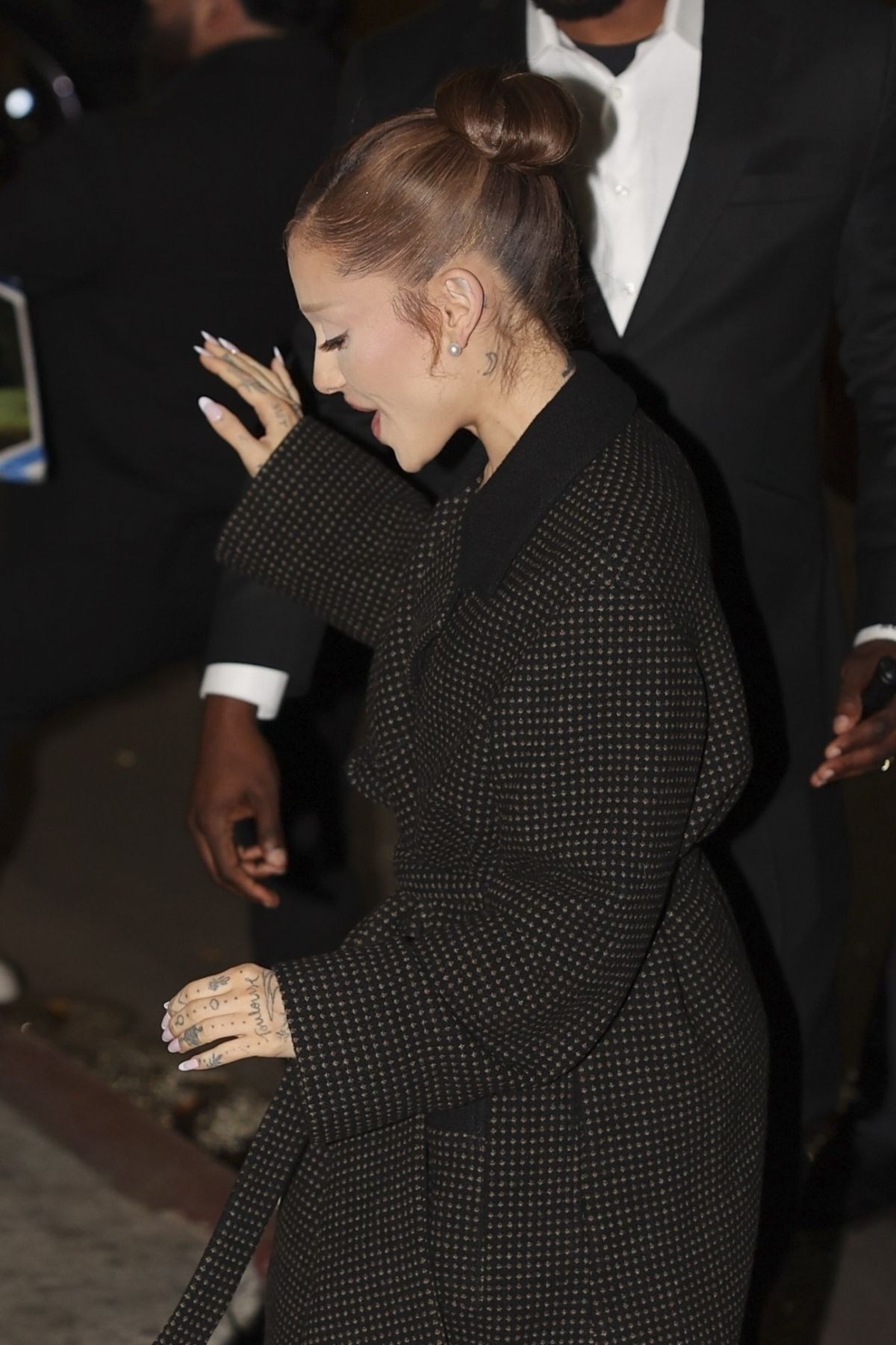 ARIANA GRANDE at a Special Wicked: For Good Q&A at Writers Guild Theater in Beverly Hills 12/04/2025