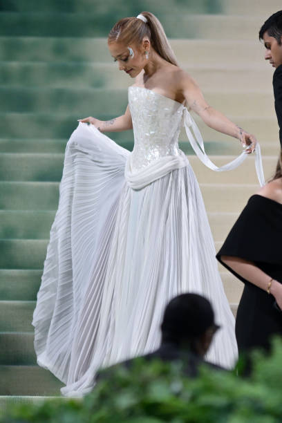 Ariana Grande at the 2024 Met Gala Celebrating "Sleeping Beauties: Reawakening Fashion" at The Metropolitan Museum of Ar