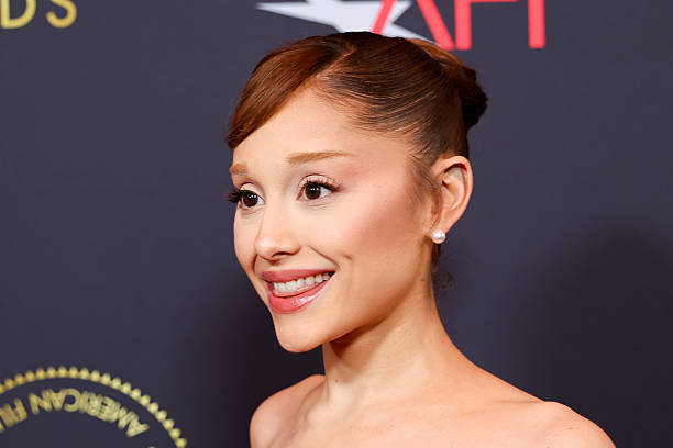 Ariana Grande at the 2026 AFI Awards held at the Four Seasons Beverly Hills on January 09, 2026 in Los Angeles, Californ