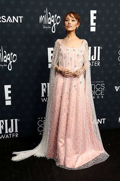 Ariana Grande at the 31st Annual Critics Choice Awards held at the Barker Hangar on January 04, 2026 in Santa Monica, Ca