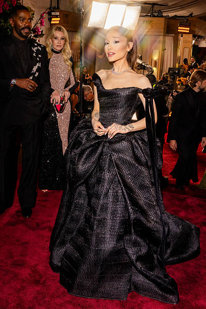 Ariana Grande at the 83rd Annual Golden Globes held at The Beverly Hilton on January 11, 2026 in Beverly Hills, Californ