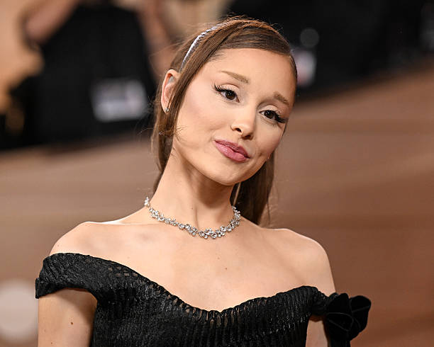 Ariana Grande at the 83rd Annual Golden Globes held at The Beverly Hilton on January 11, 2026 in Beverly Hills, Californ