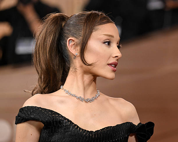 Ariana Grande at the 83rd Annual Golden Globes held at The Beverly Hilton on January 11, 2026 in Beverly Hills, Californ
