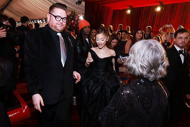Ariana Grande at the 83rd Annual Golden Globes held at The Beverly Hilton on January 11, 2026 in Beverly Hills, California. — frame 60/147 (612×408)