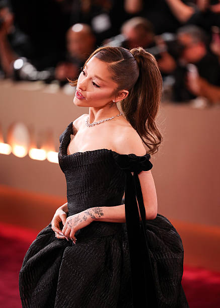 Ariana Grande at the 83rd Annual Golden Globes held at The Beverly Hilton on January 11, 2026 in Beverly Hills, Californ