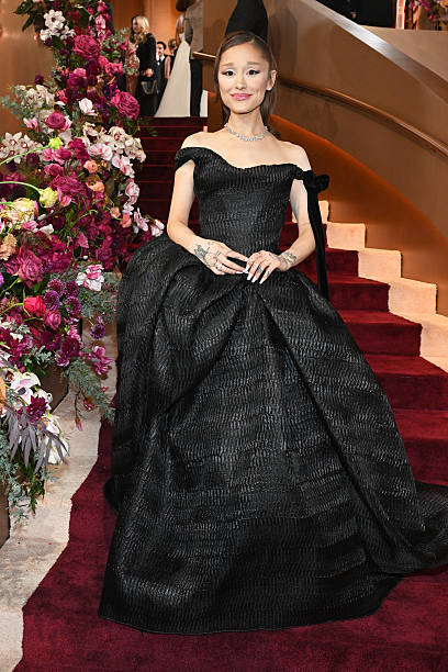 Ariana Grande at the 83rd Annual Golden Globes held at The Beverly Hilton on January 11, 2026 in Beverly Hills, Californ