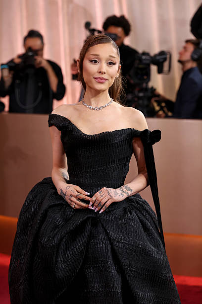 Ariana Grande at the 83rd Annual Golden Globes held at The Beverly Hilton on January 11, 2026 in Beverly Hills, Californ