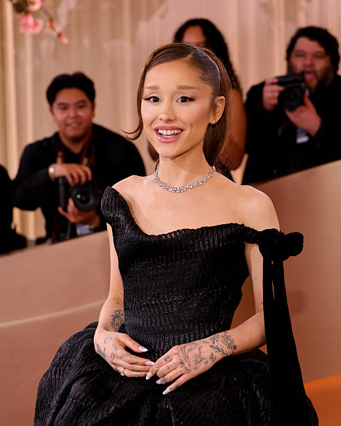 Ariana Grande at the 83rd Annual Golden Globes held at The Beverly Hilton on January 11, 2026 in Beverly Hills, Californ