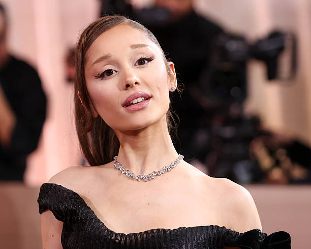 Ariana Grande at the 83rd Annual Golden Globes held at The Beverly Hilton on January 11, 2026 in Beverly Hills, Californ