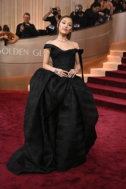 Ariana Grande at the 83rd Annual Golden Globes held at The Beverly Hilton on January 11, 2026 in Beverly Hills, Californ