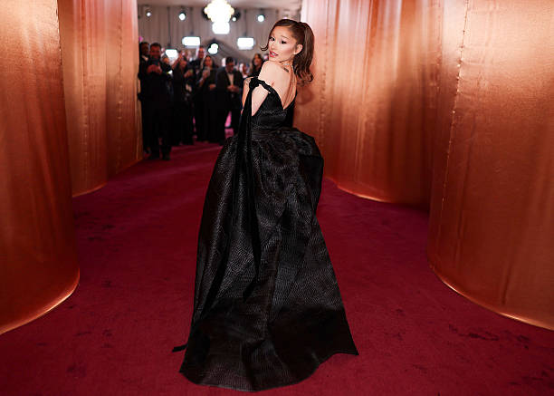 Ariana Grande at the 83rd Annual Golden Globes held at The Beverly Hilton on January 11, 2026 in Beverly Hills, Californ
