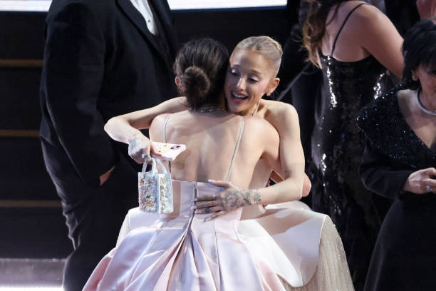 Ariana Grande at the 97th Oscars held at the Dolby Theatre on March 2, 2025 in Hollywood, California