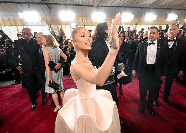 Ariana Grande at the 97th Oscars held at the Dolby Theatre on March 02, 2025 in Hollywood, California