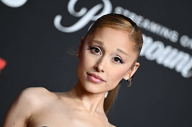 Ariana Grande at the MTV Video Music Awards 2025 held at UBS Arena on September 07, 2025 in New York, New York