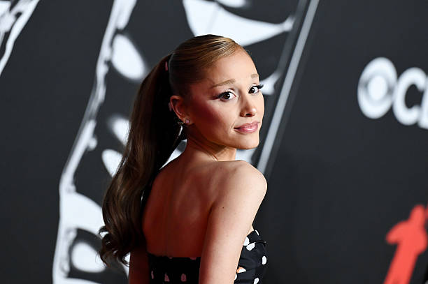 Ariana Grande at the MTV Video Music Awards 2025 held at UBS Arena on September 07, 2025 in New York, New York