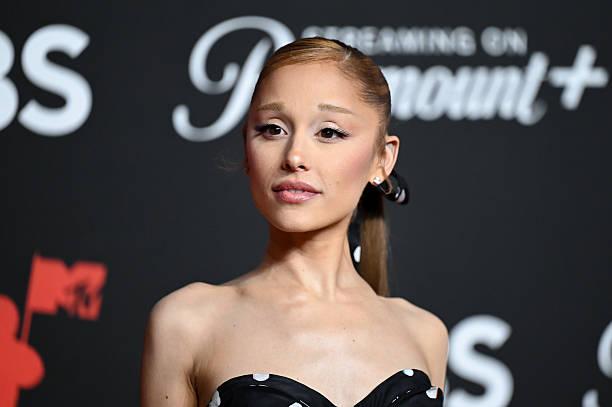 Ariana Grande at the MTV Video Music Awards 2025 held at UBS Arena on September 07, 2025 in New York, New York. — frame 81/100 (612×407)