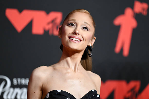 Ariana Grande at the MTV Video Music Awards 2025 held at UBS Arena on September 07, 2025 in New York, New York